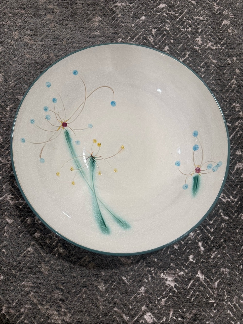 Vintage Fancrest-Ware Mari 12.25” Serving Bowl Platter MCM Japan